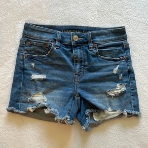 american eagle shorts size 2